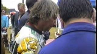 Joey Dunlop rides the Britten motorcycle [upl. by Ecitnerp]