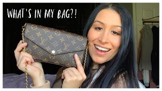 Louis Vuitton Felicie bag review and what fits inside [upl. by Aksehcnarf274]