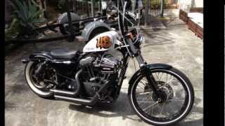 Harley Davidson Sportster 48 Bobber Custom [upl. by Shah]