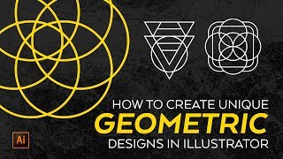 How to create geometric designs in Adobe Illustrator [upl. by Gamin509]