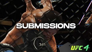 UFC 4  High Level JiuJitsu amp SubmissionsOnline Ranked Gameplay [upl. by Marco]