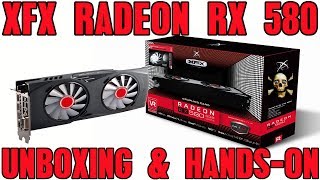 XFX  AMD Radeon RX 580 8GB GDDR5 Unboxing amp HandsOn [upl. by Laehcar475]