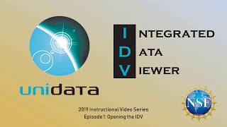 Unidata IDV Basics 2019 Episode 1 Launching the IDV [upl. by Aloin]