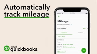 How to automatically track mileage with QuickBooks Online mobile app [upl. by Trini395]