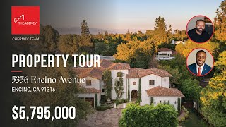 Property Tour  5356 Encino Avenue Encino [upl. by Charlot57]