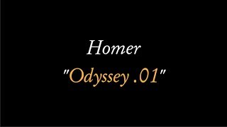 Homer Odyssey rhapsody 01 audiobook spoken in reconstructed Ancient Greek [upl. by Bore]