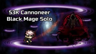 Maplestory Reboot 53K Cannoneer Black Mage Solo [upl. by Aleakim714]