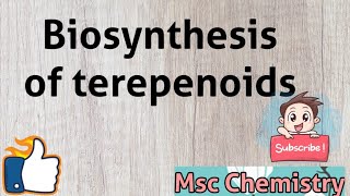 Biosynthesis of terpenoids [upl. by Lyndy589]