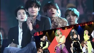 BTS reacts to Mamamoo at MAMA 2019 [upl. by Fidelio]