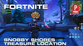 Fortnite Snobby Shores Treasure Map  Season 5 [upl. by Auberbach]