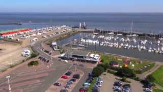 Cuxhaven von oben  Cuxland Ferienparks [upl. by Sollie32]