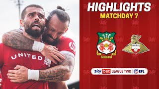 HIGHLIGHTS  Wrexham AFC vs Doncaster Rovers [upl. by Luthanen]