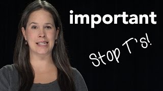 How to Pronounce IMPORTANT  American English [upl. by Balthazar]