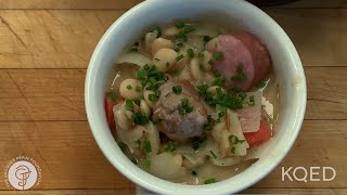 Sausage Cassoulet  Jacques Pépin Cooking At Home  KQED [upl. by Lakim]