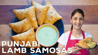 The PERFECT Lamb Samosa  Punjabi Lamb Samosa Recipe  Tutorial  DIY  Keema Samosa  How To Make [upl. by Ahsam]