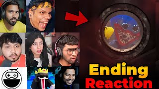 Indian Gamers React to Huggy Wuggy In The ENDING of Poppy Playtime CHAPTER 4 🥲 part 2 [upl. by Sutit]