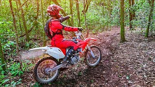 EXPLORANDO A TRILHA DA MACUMBA COM A MOTO DE TRILHA [upl. by Ode]