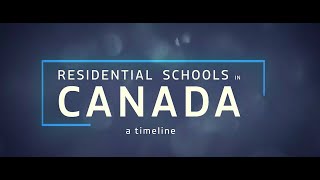 Residential Schools in Canada A Timeline [upl. by Nedloh451]