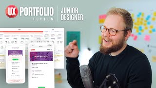 UX Portfolio Review Junior UX Designer [upl. by Suter]