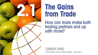 Economics 21 The Gains from Trade [upl. by Binah]