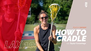 How to Cradle a Lacrosse Ball  LAX 101 [upl. by Durstin291]