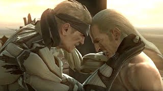 Metal Gear Solid 4  Old Snake VS Liquid Ocelot Final Boss Fight [upl. by Jemie]