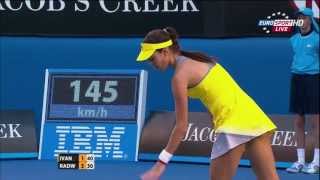 FULL HD Radwanska  Ivanovic Australian Open 2013  1080p [upl. by Chaiken]