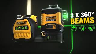 DEWALT® 20V MAX 3 x 360 Green Laser [upl. by Micaela]