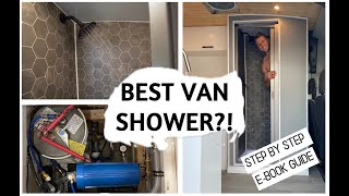 Recirculating Shower  The Best Shower Setup in a Van [upl. by Bertrand]