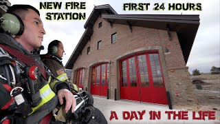 First 24 Hours in a New Fire Station  A Day in the Life [upl. by Nosreffej]