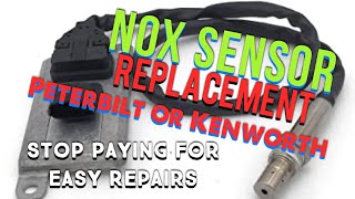 NOx Sensor Replacement On Paccar MX DIY [upl. by Turnheim]