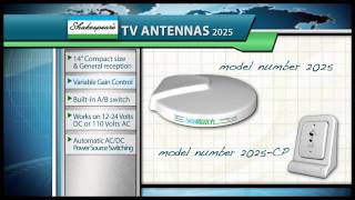 Shakespeare SeaWatch Marine TV Antennas [upl. by Karrah]