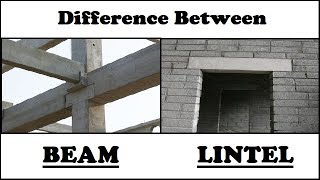 Difference Between Beam and Lintel [upl. by Watts407]