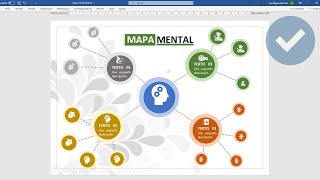 COMO CREAR UN MAPA MENTAL EN WORD [upl. by Amles889]