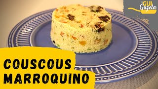 Receita FÁCIL E PRÁTICA TEMOS COUSCOUS MARROQUINO EM 10 MINUTOS [upl. by Yleen]