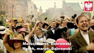 National Anthem of Poland  Mazurek Dąbrowskiego [upl. by Chrysler835]