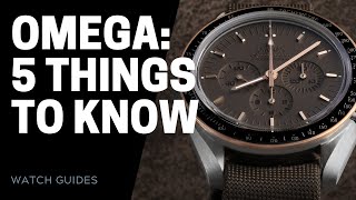 OMEGA Watches History  5 Things to Know  SwissWatchExpo [upl. by Airbas659]