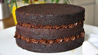 MASSA DE CHOCOLATE PROFISSIONAL PARA BOLO DE ANIVERSÁRIO  Menino Prendado [upl. by Ennovehs]