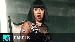 The Importance of Cardi B’s ‘Bodak Yellow Hitting Number 1  MTV News Desk Report [upl. by Arbmat]