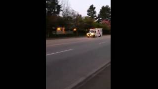 Ambulance demonstrates Doppler Effect [upl. by Buchbinder]