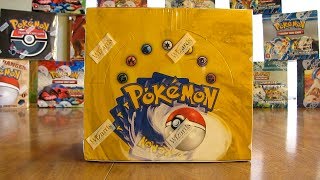 Pokemon Base Set Booster Box Opening Pt 1 [upl. by Sternberg]