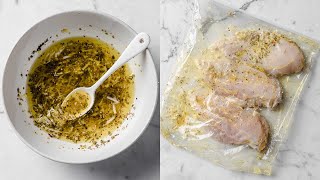 Quick Lemon Chicken Marinade  20 Minute Recipe [upl. by Atlee174]