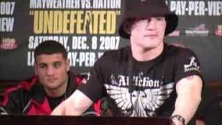 Hatton Youve got nothing to worry about Floyd [upl. by Nelac]