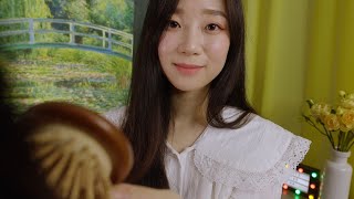 Soothing Hair Brushing amp Scalp Massage💛 ASMR [upl. by Sacks]