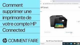 Comment supprimer une imprimante de votre compte HP Connected  Imprimantes HP  HP [upl. by Robillard]