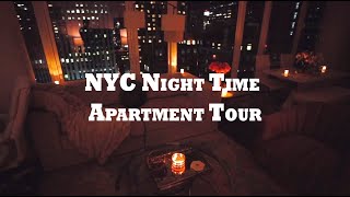 NYC Night Time Apartment Tour  Manhattan High Rise  2 BDR2BA  NEXT WITH NITA [upl. by Lyrret]