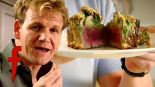 Gordon Ramsay Shows How To Cook A Beef Fillet  The F Word [upl. by Darline952]