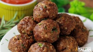 Oven Baked Meatballs [upl. by Ahsiyn]