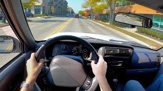 1998 Jeep Cherokee 5Speed  POV Driving Impressions [upl. by Sola]