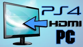 How to connect Playstation 4 with HDMI and PC with DVI to PC monitor [upl. by Nive673]